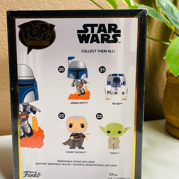 Funky Pop! Star Wars: Jango Fett Pin NWT - Picture 2 of 2